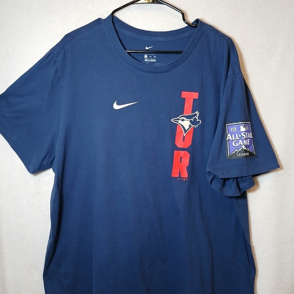 Nike Men's Toronto  Blue Jays Vladimir Guerrero Jr. Navy 2021 MLB All-Sta… - Picture 5 of 8